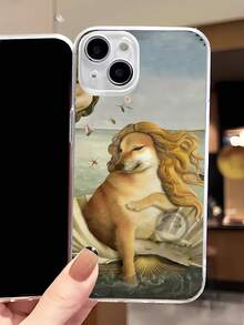 1pc Fashionable Personalized Small Dog Pattern Full Coverage TPU Phone Case Compatible With IPhone/Galaxy/17/17Air/17Pro/17ProMax/16/16Pro/16Plus/15/15ProMax/15Pro/11/12/13/14ProMax/12Mini/13Mini/11Pro/11ProMax/12Pro/12ProMax/13Pro/13ProMax/14Pro/14ProMax, Soft Shell, Creative High-End - Multicolor - View 2