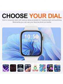 Reloj inteligente multifuncional de moda para deportes al aire libre, compatible con llamadas y mensajería inalámbrica, reproducción de música, rastreador de actividad física - Gris - Ver 3