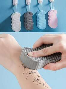 Super Soft Exfoliating Bath Sponge, Fish Scale Patterned 3d Bath Sponge Exfoliating Scrub - Soft, Gentle, And Painless,Super Soft Body Scrub, Bath Sponge, Shower Sponge Designed For Women, Bath Ball, Bathroom Sponge, Spa Center Equipment, Shower Acces3d Fish Scale Pattern, Bathroom Accessories, Bath Supplies