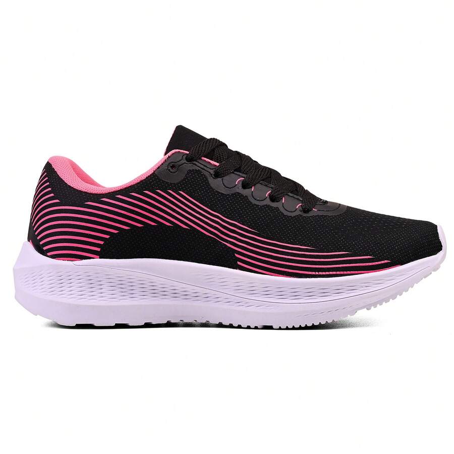 Women's Lightweight And Soft Athletic Shoes For Gym And Running - BLACK PINK Z - 查看 1