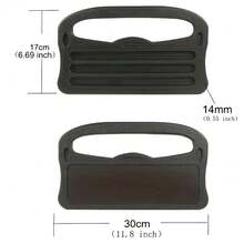 1pc Black Multifunctional Car Steering Wheel Tray, 2-In-1 Foldable Steering Wheel Desk With Cup Holder And Pen Slot, Made Of Durable ABS Plastic, For Dining, Working And Storage, Universal Fit For Most Sedans And SUVs, Essential Car Travel Accessory - 多色 - 查看 9