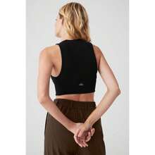 Alo Yoga Wellness Rib Flaunt Tank - Black |  | Pilates Set - màu đen - Xem 5