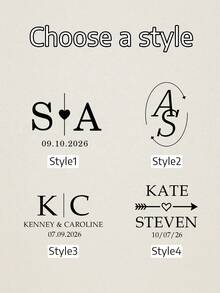 Customized Stamp, Wedding Stamp, Personalized Name Stamp, Customized Address Stamp, Customizable Signature Stamp, Christmas Wedding Gift, Birthday Gift, Wedding Gift, Anniversary Gift, 3 Ink Color Options, Bride & Groom, Party, Envelope, Backpack, Invitation, Wedding Invitation Box - Style B - View 6