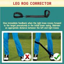 Swing Trainer Aids Set, Posture Correction Tools, 6 PCS - Arm Band, Elbow Correction, Wrist Hinge Trainer, Wrist Brace Band, Leg Rod Corrector, With A Strap Carrying Bag - ban đầu - Xem 7