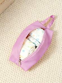 Waterproof Baby Diaper Storage Bag Portable Diaper Organizer, Infant Diaper Storage Bag, Portable Baby Diaper Organizer Bag For Diapers/Wipes, Baby ClothesDiapers, Wet Wipes, Outdoorsbaby Shower Family Decorations Gifts - Multicolor - View 6