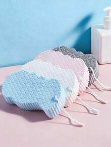 Super Soft Exfoliating Bath Sponge, Fish Scale Patterned 3d Bath Sponge Exfoliating Scrub - Soft, Gentle, And Painless,Super Soft Body Scrub, Bath Sponge, Shower Sponge Designed For Women, Bath Ball, Bathroom Sponge, Spa Center Equipment, Shower Acces3d Fish Scale Pattern, Bathroom Accessories, Bath Supplies