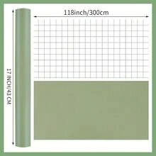 17.0 Inch X 118.11 Inch Green Wrapping Paper Roll, Suitable For Weddings, Parties, Birthdays, Holidays - Mouse Green - View 2