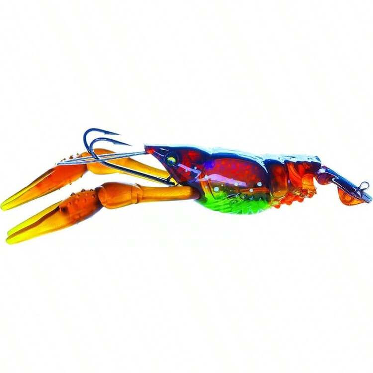 Yo-Zuri 3DB Crayfish - Señuelo de hundimiento Lento - Prisma marrón - Añade 6