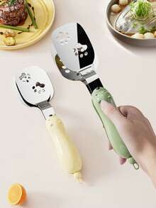 1个不锈钢鱼夹，厨房防烫烹饪钳，适用于牛排、烧烤、食物烧烤工具