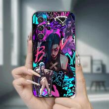 1 Pieza Funda de Teléfono de Personaje de Juego-Qini Diseñada para Samsung Galaxy S21 FE/S22/S22 Ultra/S23/S23 FE/S23 Ultra/S24/S24 Ultra/S25/S25 Ultra/S25 Plus/A15/A33/A50/A51/A52/A53/A54/A55/A60/A71/A73 con Cubierta Protectora de TPU Negra, Resistente a Impactos, Incluye Protección de Lente, Regalo Ideal para Cumpleaños y Festividades - Mezcla de colores - Ver 3