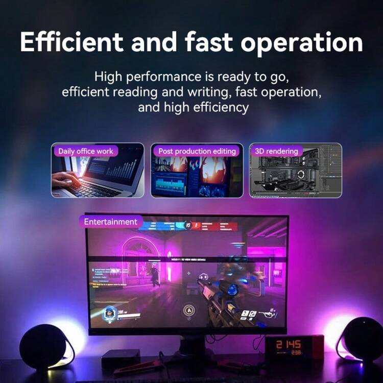 Crucial P310 SSD 500G/1T/2T M.2 2280 PCIe Gen4 NVMe 内置固态硬盘，最高读写速度达 7100 MB/s，适用于笔记本电脑和台式机游戏，固态硬盘，高性能配置，电脑升级，电脑组装，游戏电脑升级，外观时尚。 - 黑色 - 查看 5