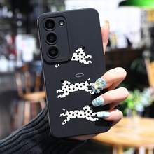Funda de Teléfono de Lujo Mate Adecuada para Samsung Galaxy S24 Ultra S23 Plus S22 + S21 S20 FE S10 A72 A54 5G A53 A52 A52S A15 A14 A13 A12 A22 A21S A51 A33 A32 A23 5G GT2 Funda Protectora de Silicona Suave a Prueba de Golpes, Adecuada para Chicos y Chicas - Colores mixtos - Ver 6