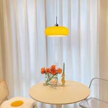 Vintage French Medieval Hallway Light, Retro Glass Foyer Lamp, Wooden Balcony Closet Ceiling Light, Bedroom Dining Bar Pendant Lamp, Decorative Lighting - Multicolor - View 10