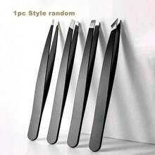 4 Stück Präzisionspinzette Set für Augenbrauen, professionelle Edelstahl Pinzetten für Augenbrauen - großartige Präzision für Gesichtshaare, Splitter und eingewachsene Haar Entfernung Augenbrauen Trimmer Haar Entfernung, Gesichtshaarentfernung, Haarschneider, Haarschneider, Barbierzubehör, Haarschnitt, Tasche, Organizer, Aufbewahrung, Haarzubehör