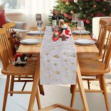 Kitchen Table Runners - Light Grey - View 2