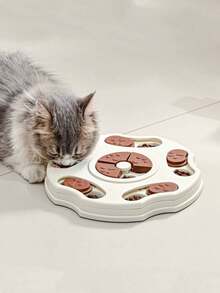 1pc Dog Puzzle Toys Slow Feeder, Interactive IQ-Enhancing Food Dispenser, Non-Slip Slow Eating Bowl, Cat And Dog Food Game, Durable And Easy To Clean, Anti-Choking Function, Slow Feed Treat Dispenser, Suitable For Small To Large Dog Breeds For Intelligence Training.
