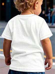 Camiseta de Manga Curta com Listras Estilo Corrida algodao - Branco - Visão 5
