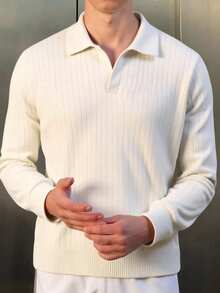 Men Sweaters - Cream - View 3