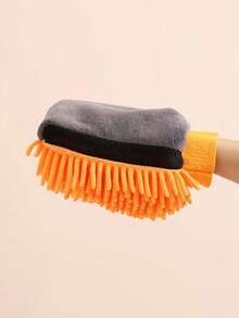 Chenille Car Wash Gloves, High-Quality Anti-Scratch Microfiber, Thickened Cleaning Gloves, Car Waxing Brush