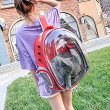 Cat Backpack Carriers, Dog Backpack, Pet Backpack For Small Cats Puppies Dogs Bunny, Airline-Approved Ventilate Transparent Bubble Backpack For Travel And Outdoor - 灰色 - 查看 10