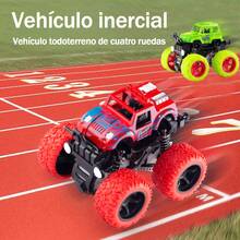 4 Piezas Juguete de Monster Truck - Coche de juguete a fricción para empujar y tirar, el mejor regalo de Navidad y fiesta de cumpleaños para niños y niñas de 3 años en adelante, Monster de Navidad, Juguetes y juegos para niños, Fiesta de coches para niños, Monster Truck, Camión, Monster Trucks, Vuelta al colegio,Juguete De Camión Monstruo De 4 Piezas Para Niños Y Niñas: Coche De Juguete De Empuje Con Fricción Juego De Juguete De Coche De Inercia Coche De Juguete Para Acrobacias Suministros Para Fiestas De Cumpleaños Adecuados Para Niños Mayores De 3 Años - Multicolor - Ver 4
