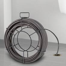 Drain Cleaning Cable 75 Feet X 1/2 Inch Solid Core Cable Sewer Cable Drain Auger Cable Cleaner Snake Clog Pipe Drain Cleaning Cable Sewer Drain Auger Snake Pipe - 75 英尺 x 1/2 英寸 - 查看 9