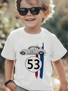 Camiseta de Manga Curta com Listras Estilo Corrida algodao - Branco - Visão 1