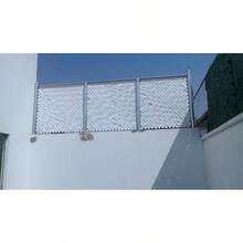 Cinta Rompevientos para Malla Ciclónica Karlen, Color Blanco, resistente a Rayos, Incluye Plasticlips para Fácil Instalación, Privacidad y Estilo para Cercas Metálicas - blanco - Ver 5