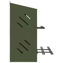 vidaXL Hühner-Nistkasten Mit 6 Fächern Olivgrün Metall - Grigio - Visualizzare 7