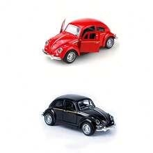 1:38比例合金车，经典甲壳虫复古车模型，合金车，玩具车，收藏品，可开启车门，可视内饰，创意金属车饰，适用于汽车配件，生日礼物，儿童节礼物，父亲节礼物，派对礼物 - 合金車模 - 查看 17