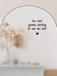 Bộ 1/2 miếng dán gương chống thấm nước truyền cảm hứng "You Are Right" - Miếng dán tường năng lượng tích cực/khẳng định tích cực với họa tiết trái tim | Thích hợp cho phòng tắm, gương trang điểm, cửa ra vào, cửa sổ & trang trí nhà cửa, phụ kiện trang trí nhà cửa truyền cảm hứng - Nhiều màu - Xem 3