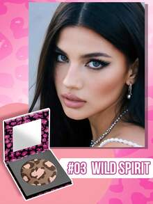 MISSLYN - Look At Her 腮红粉，情人节，情人节礼物，双色修容腮红，高显色度修容腮红粉，不褪色修容腮红粉，持久显色修容腮红粉，光泽修容腮红粉，轻盈修容腮红粉，自然腮红。情人节礼物 - #3 Wild Spirit - 查看 5