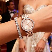 Michael Kors Women's Quartz Watch, Lightweight And Ideal For Daily Wear By Women. Features Precise Timekeeping, A Stainless Steel Case Back, And A Sapphire Crystal Glass. Model MK3366.