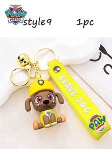 1 pieza Llavero con campana de Paw Patrol, colgante de mochila de goma suave para parejas, decoración colgante de mochila linda, recuerdo de fiesta, mejor regalo de vacaciones para amigos, decoración de fiesta, decoración de fiesta perfecta, decoración del hogar, regalo de cumpleaños ideal para amigos, recuerdo de mujer, estética linda, regalo del Día de San Valentín, decoración, decoración del hogar, regalo del Día de San Valentín - Multicolor - Ver 11