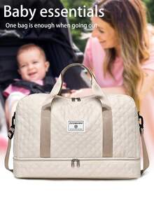 1 Stück Kinder Reise Aufbewahrungstasche: Ausgestattet mit den Funktionen einer Wickeltasche, Mutterschaftstasche und Schwangerschaftstasche. Sie hat ein großes Fassungsvermögen und ist wasserdicht und langanhaltend. Geeignet für Jungen und Mädchen. Sie kann an einer Schulter getragen werden. Sie ist ein Muss für Reisen und auch ein ideales Geschenk für Feste.