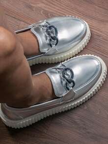 GuGi Women Wedges & Flatform - 銀色 - 查看 10