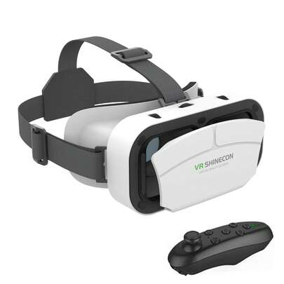 سماعة الواقع الافتراضي Viar 3D، جهاز عرض رأسي، نظارات عدسات، مناسبة للهواتف الذكية من 4.7 إلى 7.0 بوصة، جهاز سماعة الواقع الافتراضي للأفلام والألعاب