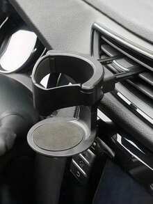 Soporte para taza de coche multifuncional para ranura de ventilación con portabotellas, cenicero y soporte para taza de café - Negro - Ver 3