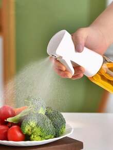 1pc 220ml Glass Cooking Oil Spray Bottle - Elegantly Fine Mist Dispenser For Grilling, Salads, Baking, Roasting, And Barbecuing - Perfect For Air Fryers And Kitchen Use