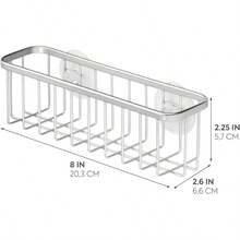 Kitchen SinksinterDesign 84822 Gia Suction Kitchen Sink Caddy Holder for Sponges and Kitchen Accessories Polished Extra LargeKitchen Sinks - Pulido - Ver 2