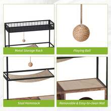 Cat Litter Box Enclosures - 紅木色 - 查看 4