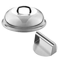 1-8pcs BBQ Tool Set, Flat Top Grill Accessories Kit With Stainless Steel Cheese Melting Dome, Meat Press, Basting Brush, Seasoning Bottle, Steak Spatula, Food Tongs, Multi-Function Cleaning Brush, Baking Cover, Outdoor Barbecue Tool Set, Perfect For Steaming, Grilling And Cooking - Round, Durable, Easy To Clean, Ideal For Barbecue, Grilling, Baking, Indoor And Outdoor Use - Essential Kitchen Accessories - Multicolor - View 21