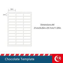 1 件创意巧克力糖果模具，透明亚克力材质，用于塑形和制作羽毛、勺子、方形巧克力，可互换塑形模具，不粘且可重复使用的烘焙模具，适用于巧克力馅料，非常适合家庭面包师、糖果店和巧克力爱好者，适用于婚礼、家庭聚会、节日派对和庆祝活动，巧克力模具 - 彩色 - 查看 13