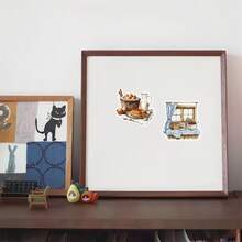 20张/套 DIY热带水果/乡村厨房家居烹饪文具贴纸套装，带有可爱的花卉图案，适用于日记、装饰、相册、手机剪贴簿等。 - 彩色 - 查看 8