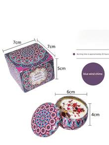 Bougies parfumées, bougies parfumées sans fumée avec boîte colorée, longue durée de combustion et parfum riche - cadeau de Noël pour la famille et les amis, convient pour le mariage, l'anniversaire, les festivals, les souvenirs de mariage, bougies d'aromathérapie pour la maison, cadeau de bougie pour les hommes et les femmes, pour l'anniversaire, le jour de Noël, le yoga, le bain, la Saint-Valentin, la décoration de la maison et de l'hôtel, design à motif rétro