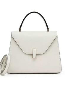 Handteller-Tasche, strukturierte Optik, rosé Farbton, eleganter und vielseitiger Stil