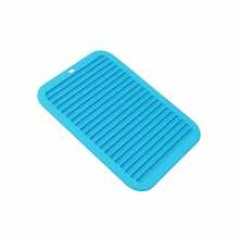 1pc Trivet Set, Includes Silicone Trivet Mat, Heat Resistant Countertop Pad, Silicone Pot Holder, Kitchen Hot Pad, Silicone Drain Mat, Large Wave Pattern Induction Cooktop Protector, Coasters, Placemats - Multicolor - View 14