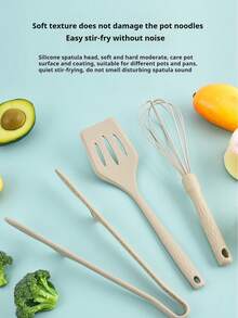 Bộ dụng cụ làm bánh bằng silicon 21 món, dụng cụ đánh trứng, dụng cụ cạo, thìa đong, cốc đong, chổi chống nóng, thìa dẹt, bao gồm khay, cốc đong, thìa đong, hộp đóng gói - Nhiều màu - Xem 8