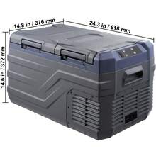 Réfrigérateur portable - 25 l, régulation de température à deux zones - Voir 10
