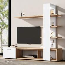 Television Stands & Entertainment Centers - White,Wood - View 6